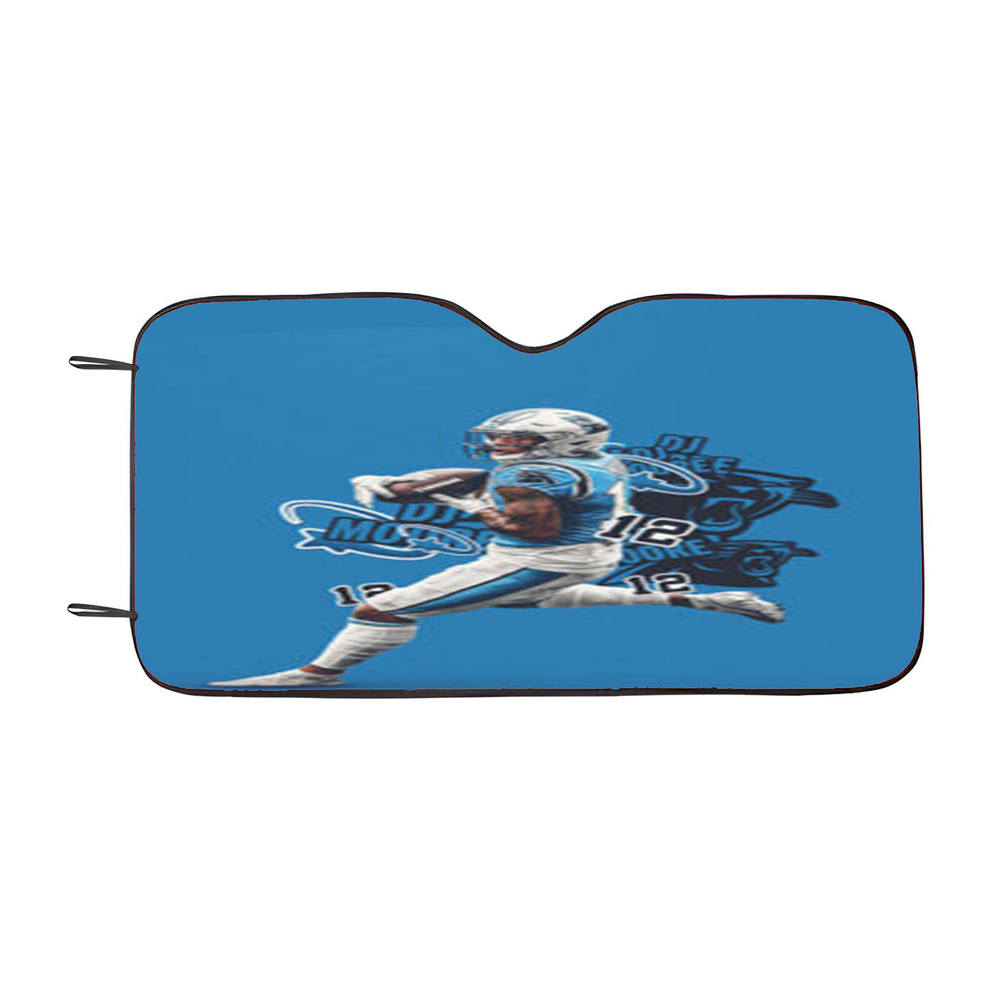 Dj Moore Carolina Panthers Car Auto Sun Shade Windshield Cover