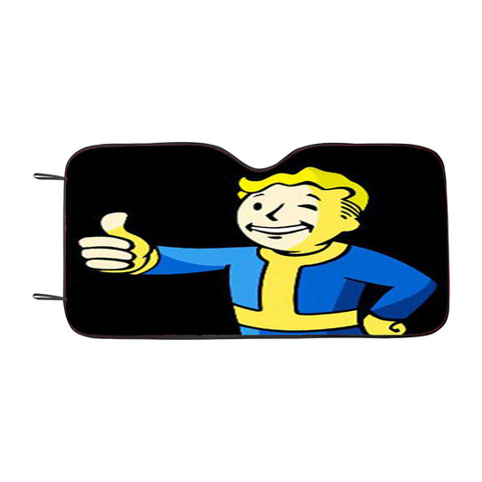 Fallout 4 Vault Boy Dark Car Auto Sun Shade Windshield Cover