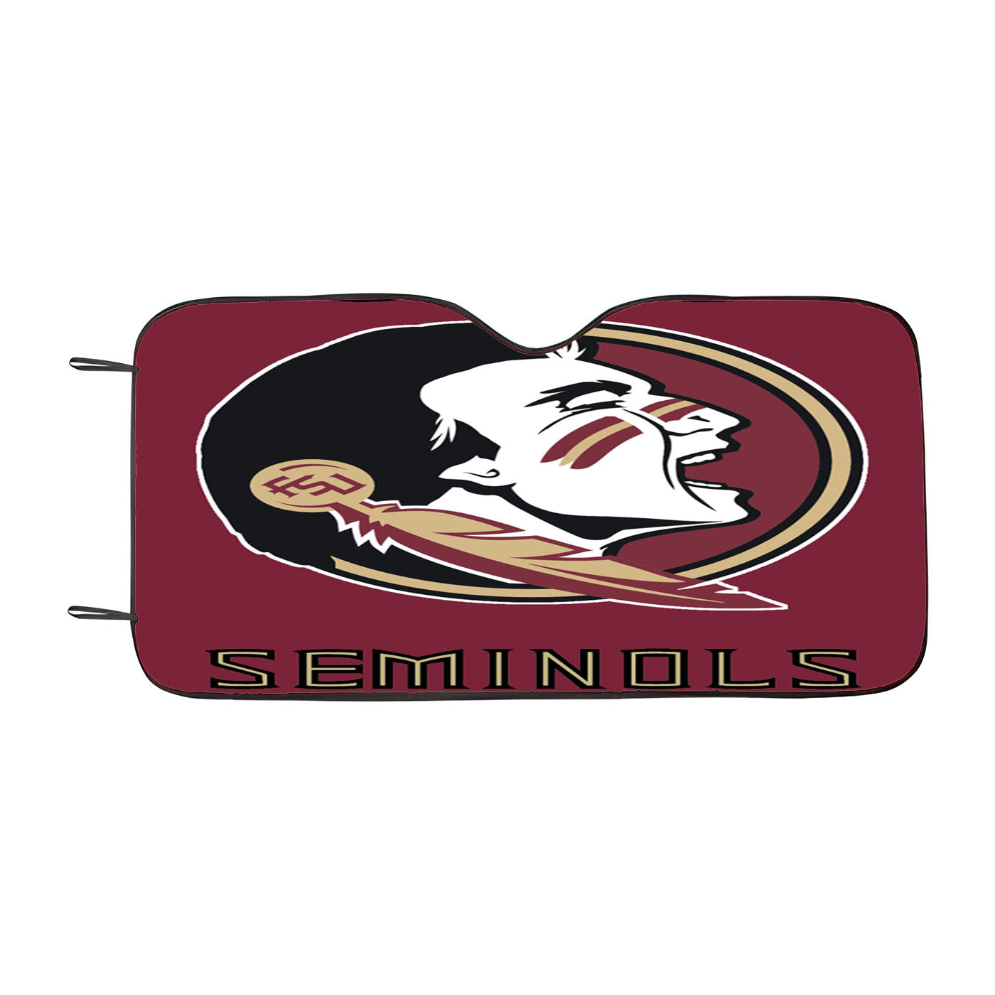 Florida State Fsu Football 3 Car Auto Sun Shade Windshield Cover