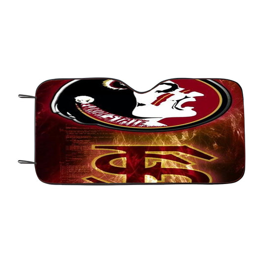 Florida State Seminols Red Wallpaper Car Auto Sun Shade Windshield Cover