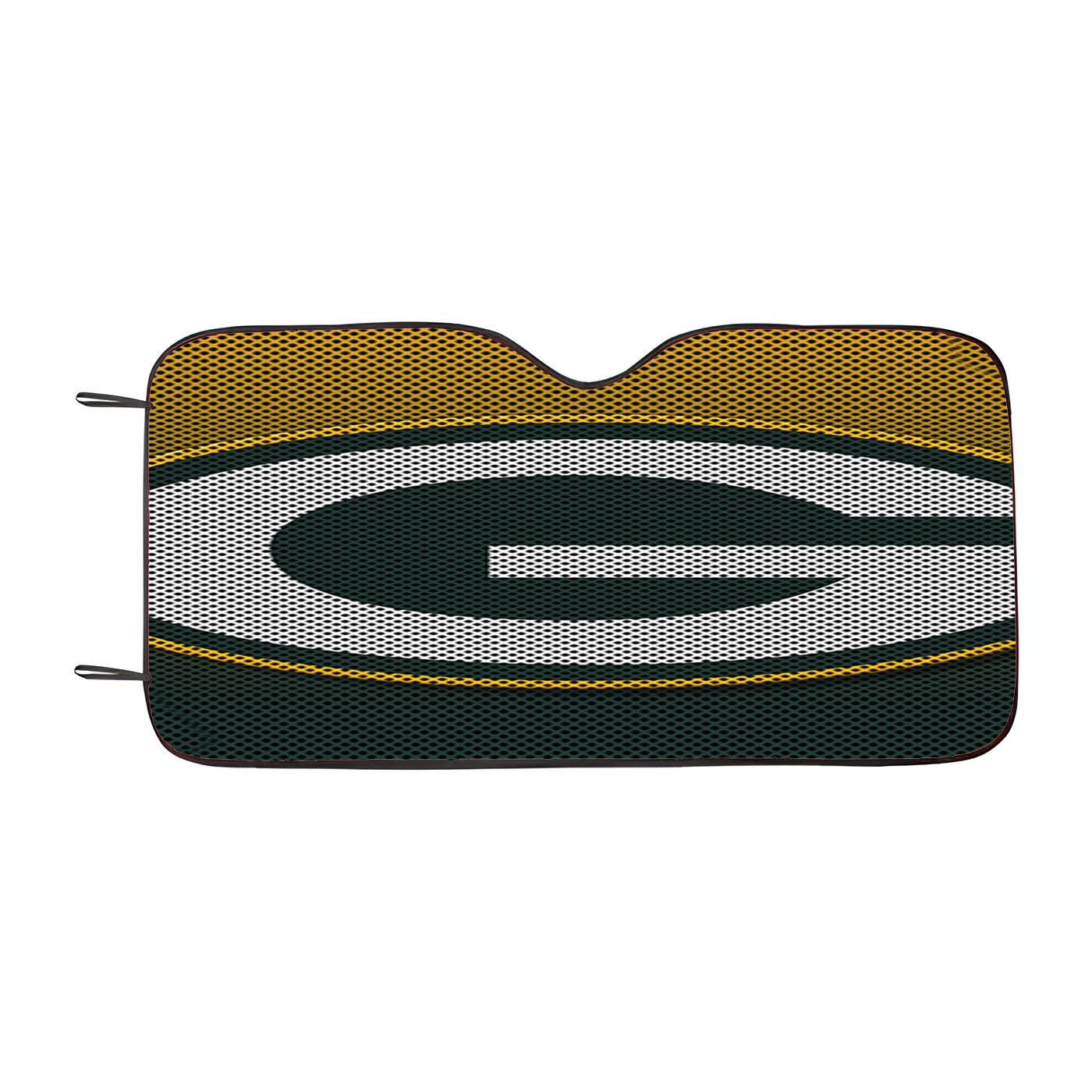 Green Bay Packers Gloves Car Auto Sun Shade Windshield Cover
