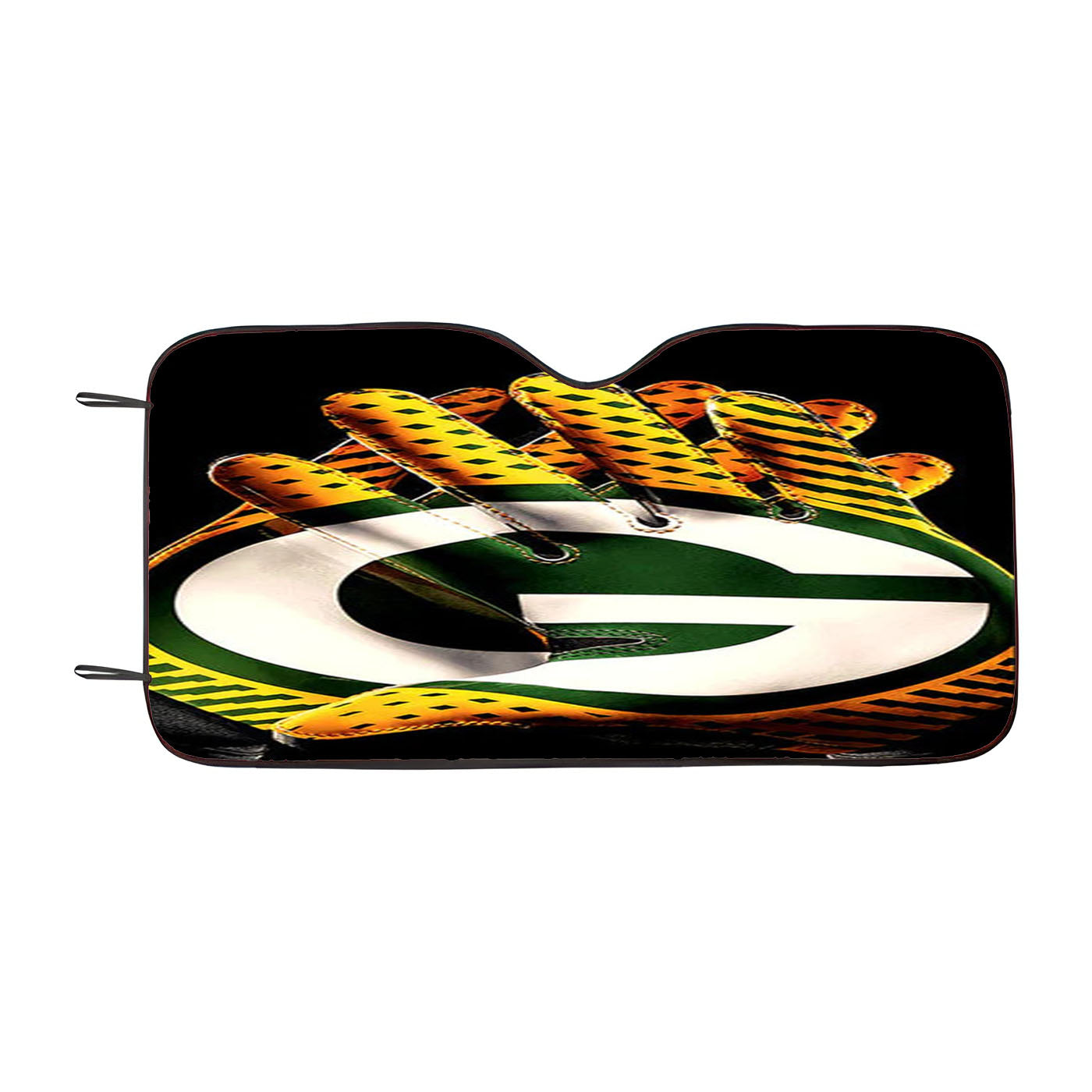 Green Bay Packers Go Pack Car Auto Sun Shade Windshield Cover
