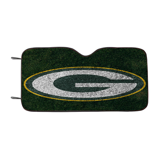 Green Bay Packers Nfl Logo Wallpaper Car Auto Sun Shade Windshield Cover