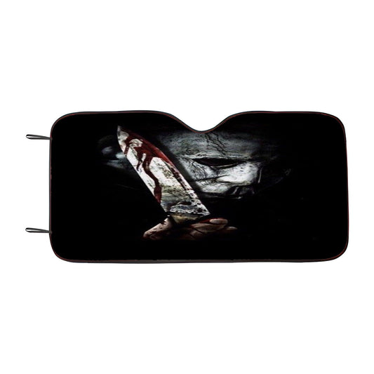 Halloween Aesthetic Creepy Halloween Background Car Auto Sun Shade Windshield Cover