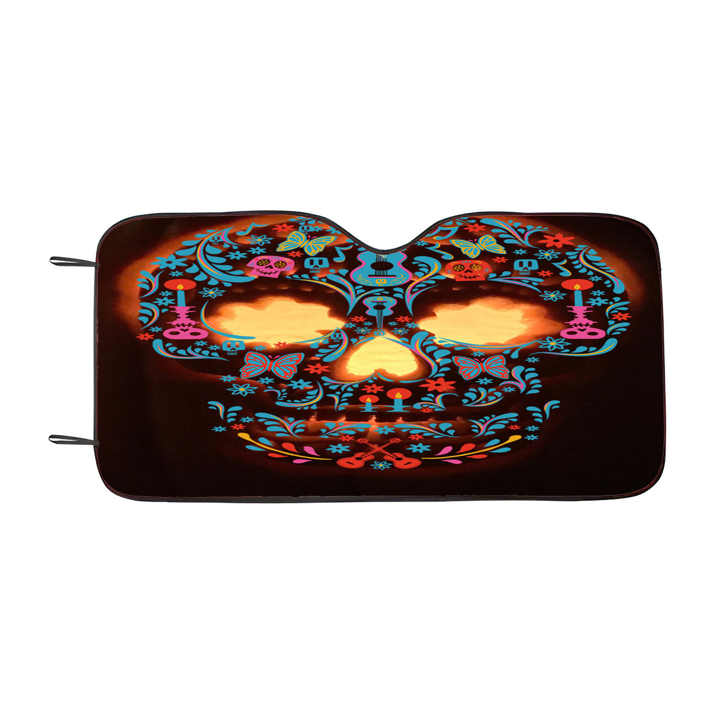 Halloween Smile Car Auto Sun Shade Windshield Cover