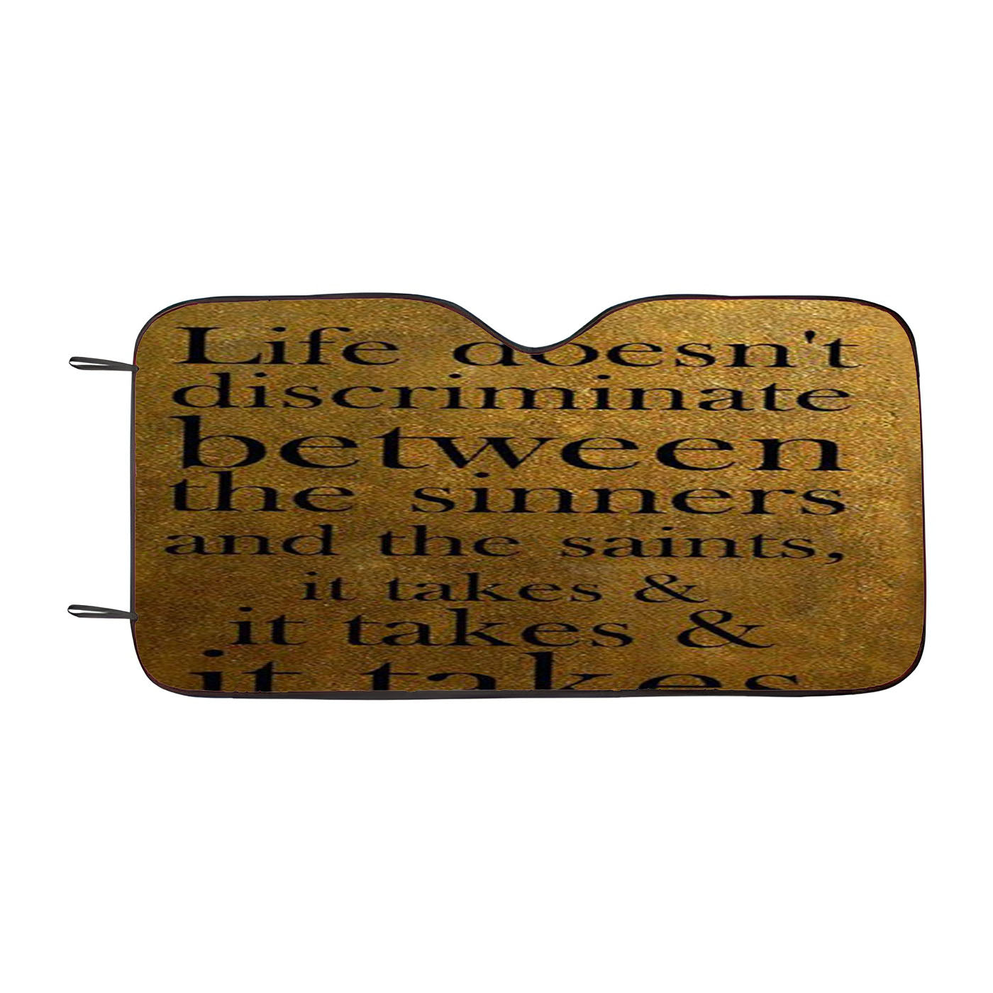 Hamilton Lyrics Car Auto Sun Shade Windshield Cover