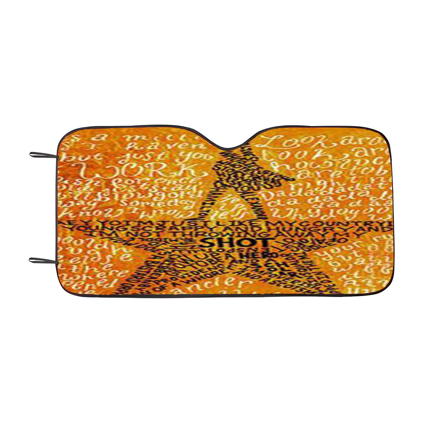 Hamilton Musical Quotes Car Auto Sun Shade Windshield Cover