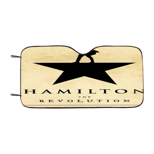 Hamilton The Ten Dollar Founding Father Car Auto Sun Shade Windshield Cover