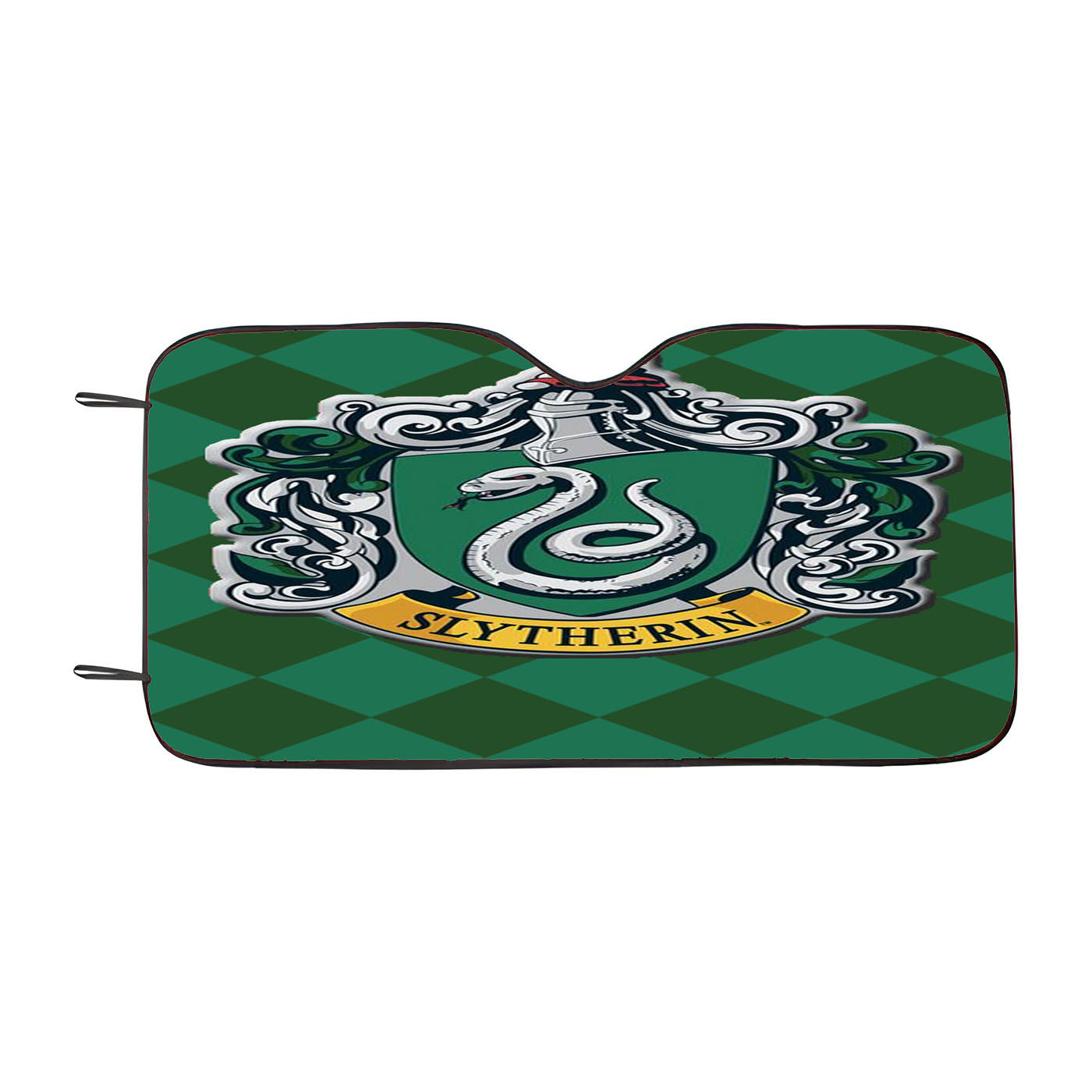 Hoghwart School - Slytherin Car Auto Sun Shade Windshield Cover