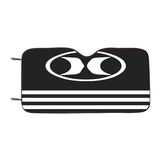 Hurley Black White Stripe Logo Car Auto Sun Shade Windshield Cover