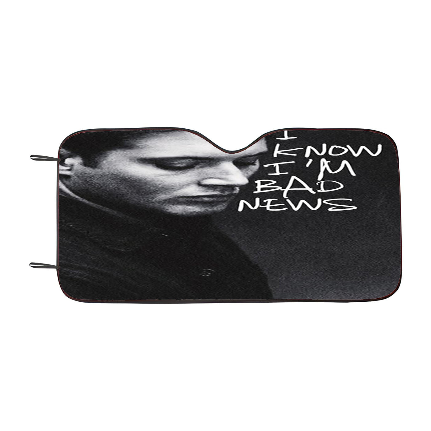 I Know Im Bad News Supernatural Dean Winchester Car Auto Sun Shade Windshield Cover