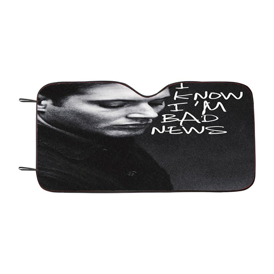 I Know Im Bad News Supernatural Dean Winchester Car Auto Sun Shade Windshield Cover