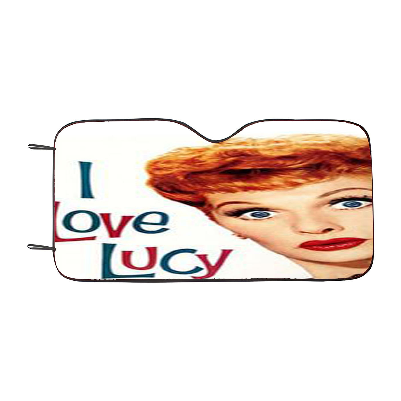 I Love Lucy Shock Car Auto Sun Shade Windshield Cover