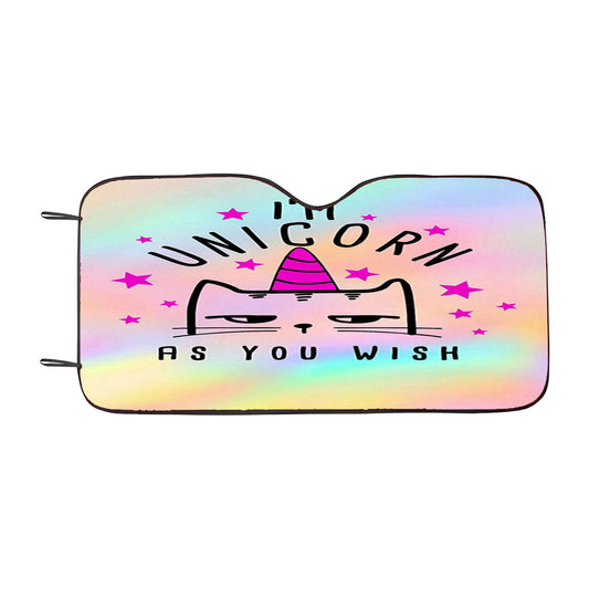 I'M Unicorn As You Wish Car Auto Sun Shade Windshield Cover