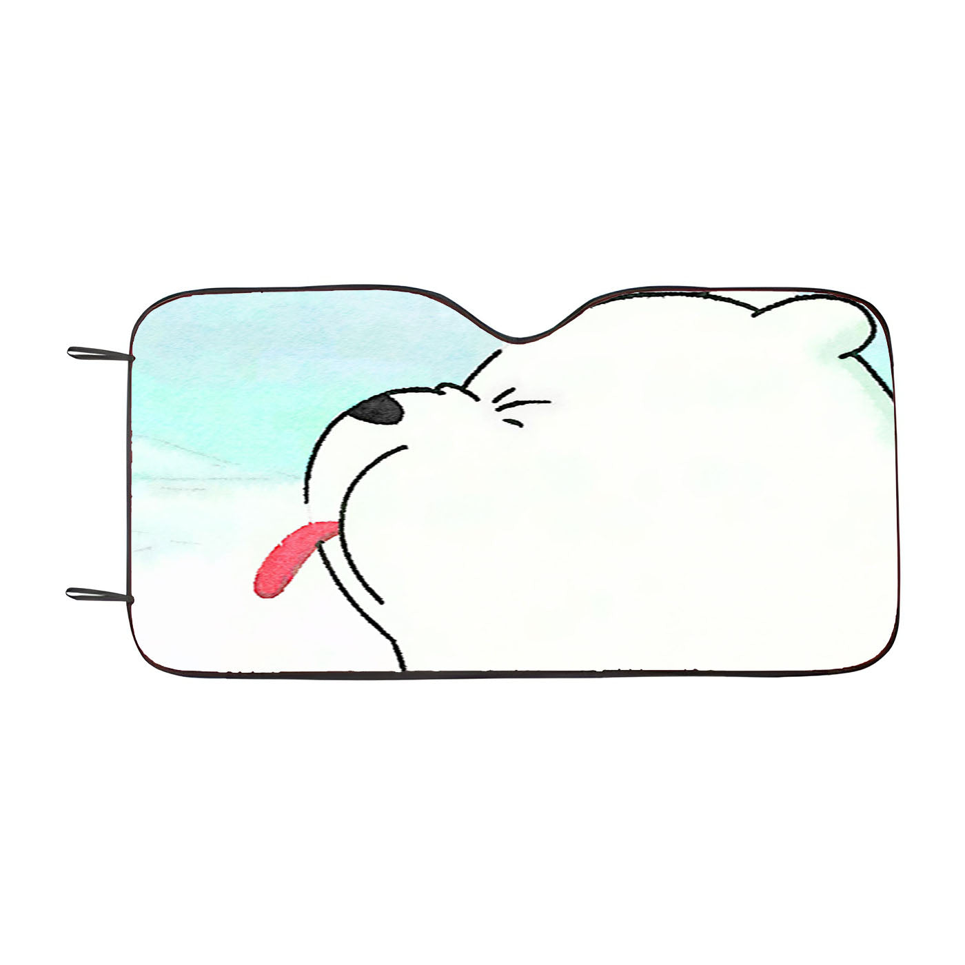 Ice Bear We Bare Bears Polar Escandalosos Car Auto Sun Shade Windshield Cover