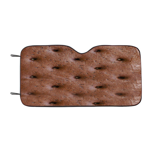 Ice Cream Sandwich Car Auto Sun Shade Windshield Cover