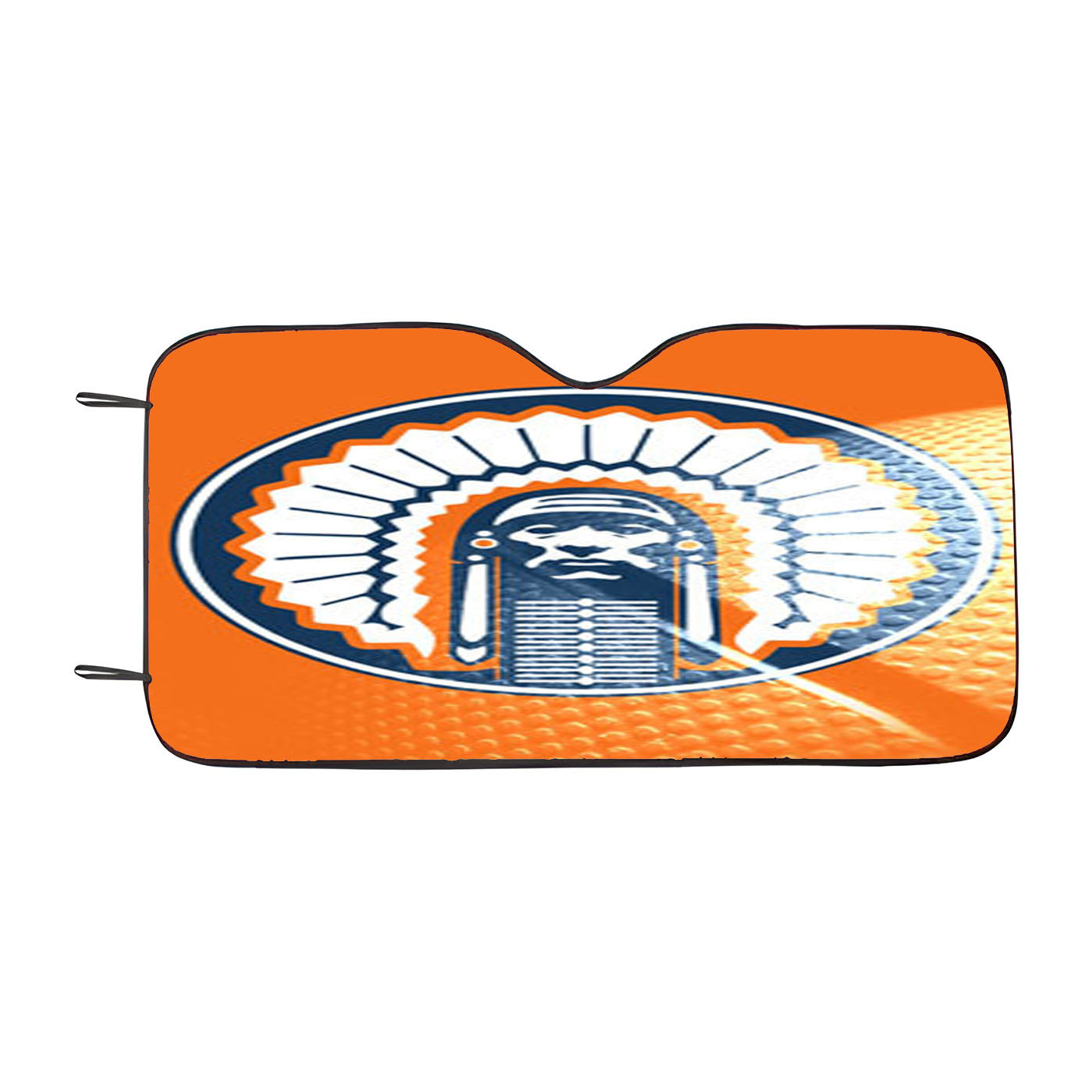 Illinois Icon Logo Car Auto Sun Shade Windshield Cover