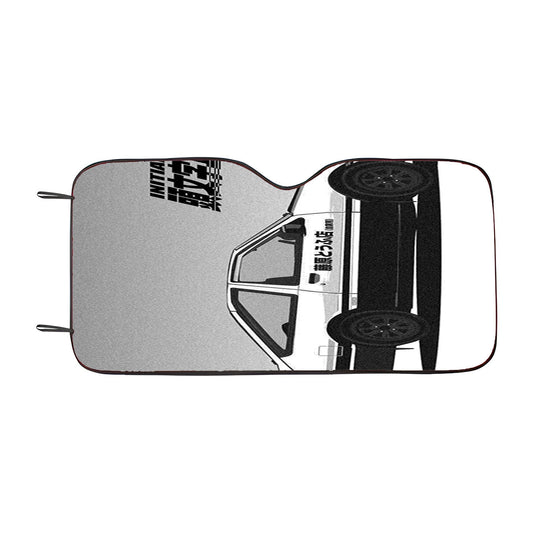 Initial D Car Ae86 Trueno Art Car Auto Sun Shade Windshield Cover