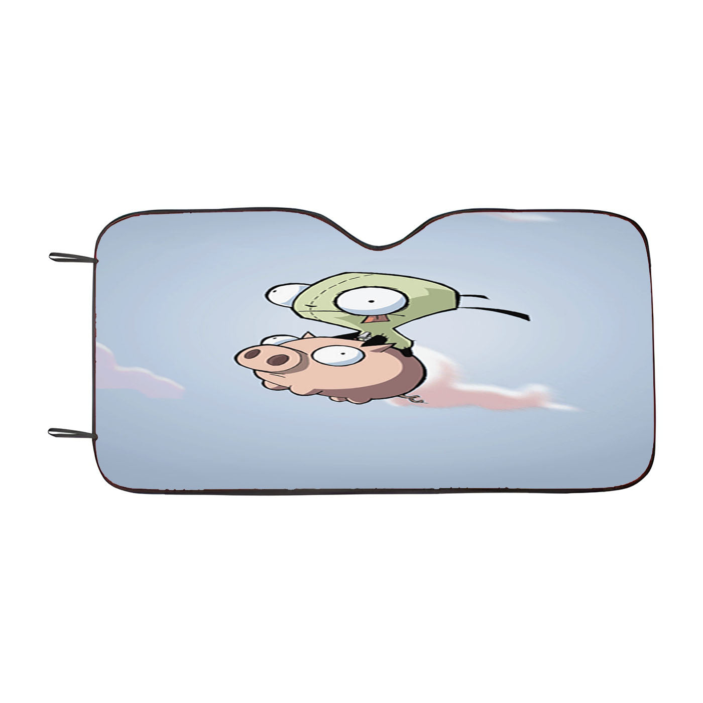 Invader Zoom And Pig Doom Song Car Auto Sun Shade Windshield Cover