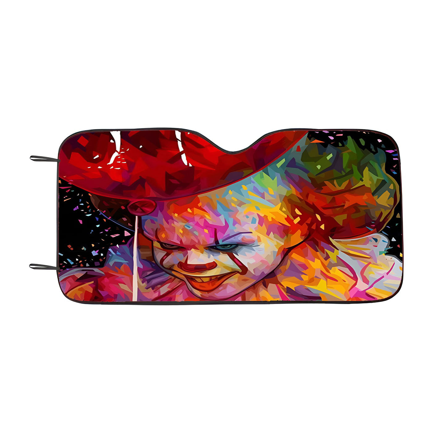 It Clown Pennywise Balloon 2 Car Auto Sun Shade Windshield Cover