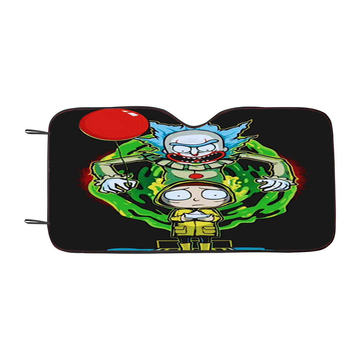 It Clown Pennywise Balloon Car Auto Sun Shade Windshield Cover