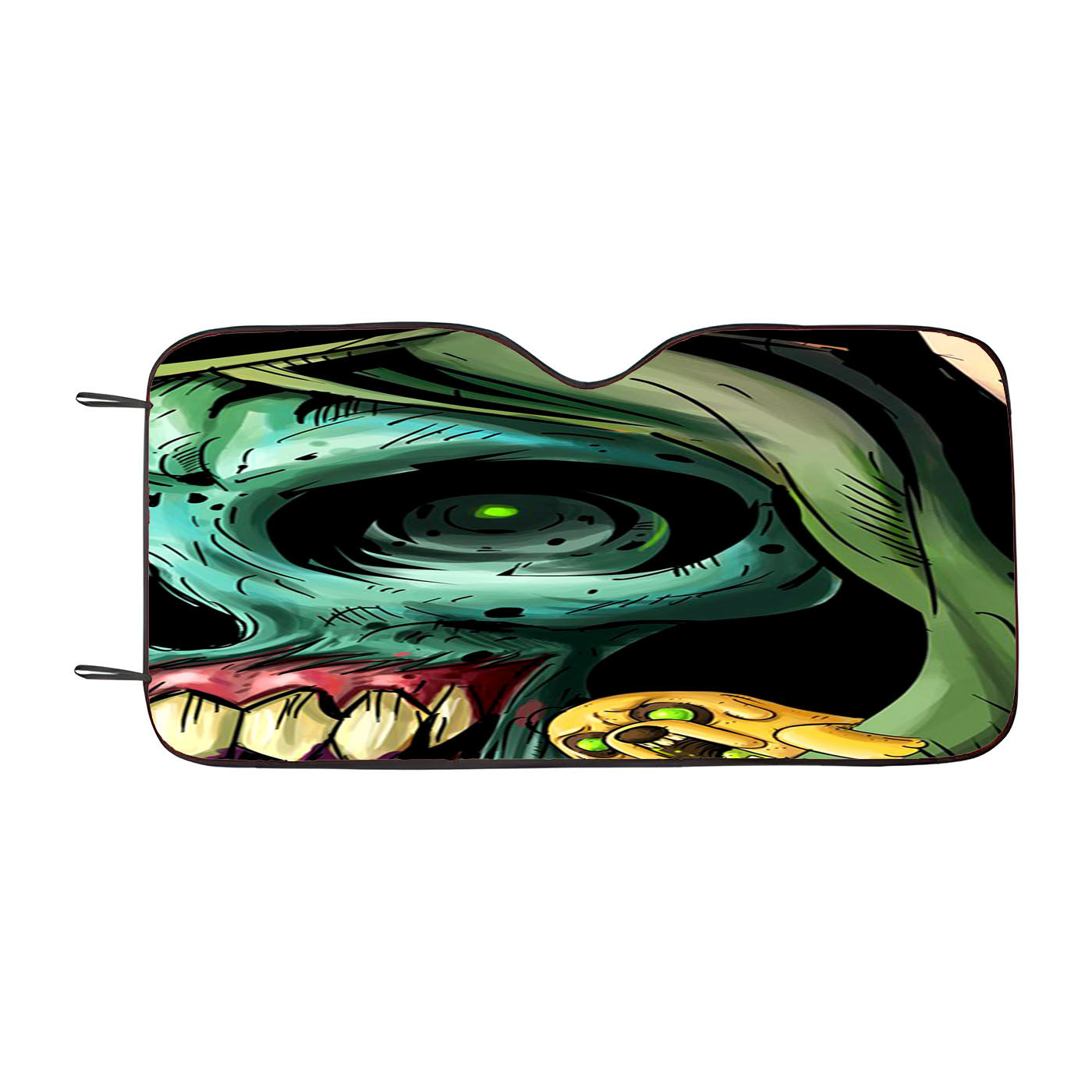 Jake And Skull Monster Car Auto Sun Shade Windshield Cover