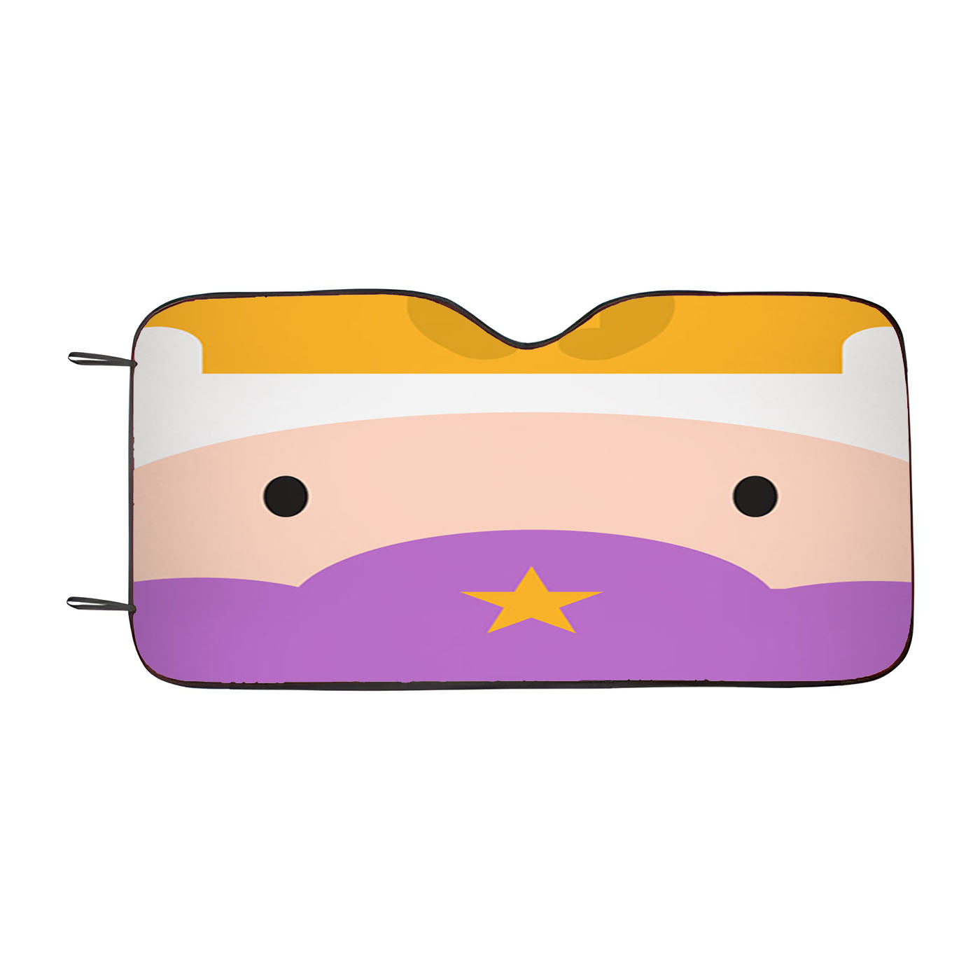 Jake Finn Lumpy Space Car Auto Sun Shade Windshield Cover