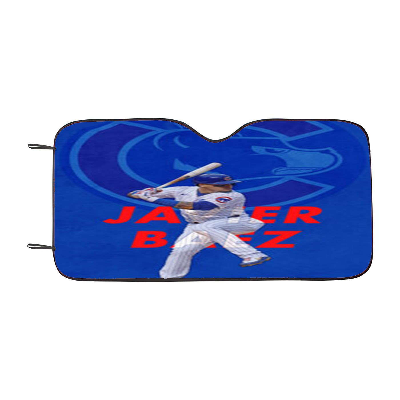 Javier Baez Chicago Cubs Car Auto Sun Shade Windshield Cover