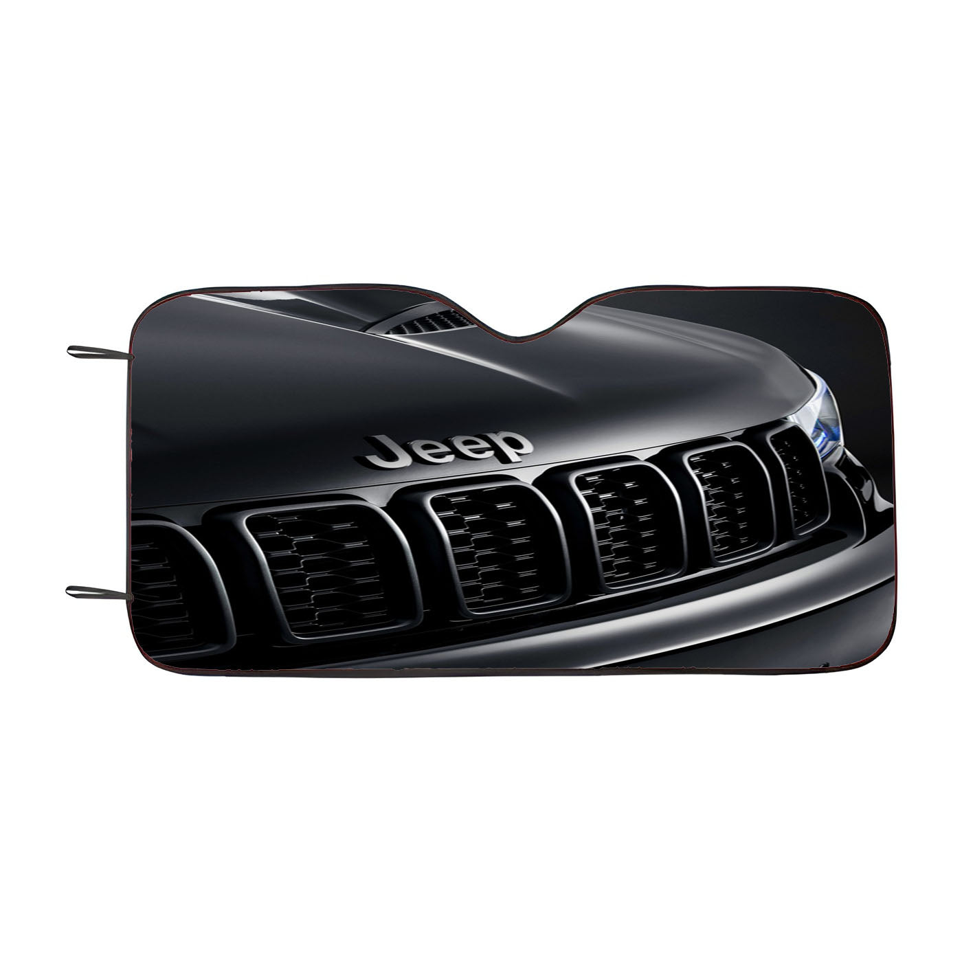 Jeep Green Flames Car Auto Sun Shade Windshield Cover