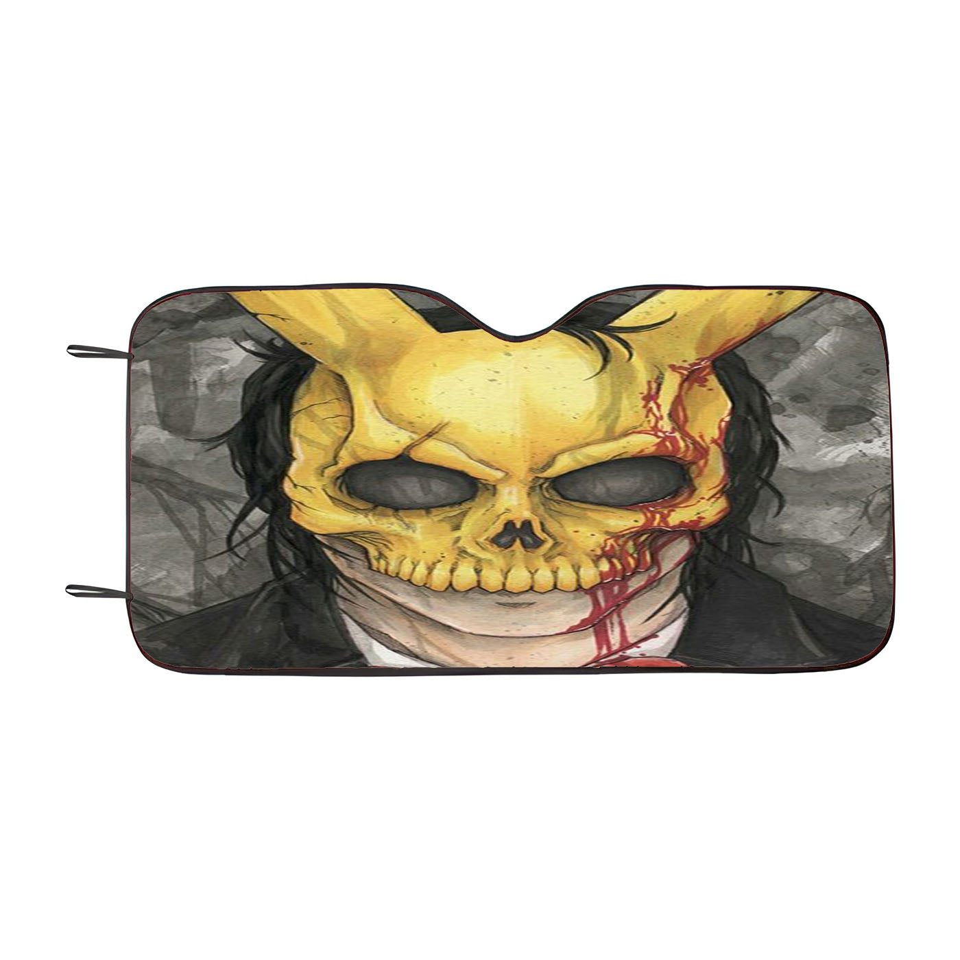 Jeff The Killer Pikachu Car Auto Sun Shade Windshield Cover