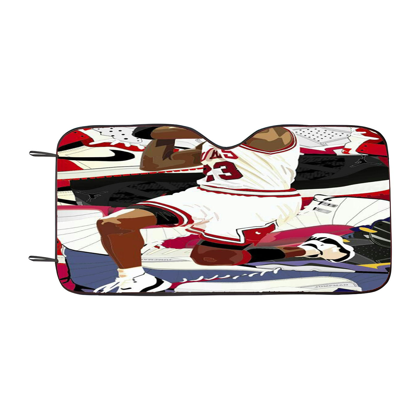 Jordan 23 Car Auto Sun Shade Windshield Cover