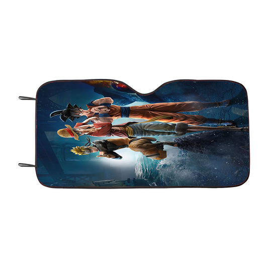 Jump Force Games Wallpaper Car Auto Sun Shade Windshield Cover