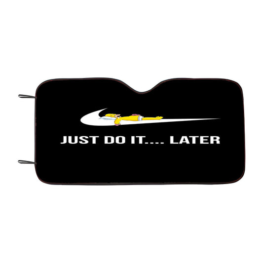 Just Doit Letter Car Auto Sun Shade Windshield Cover