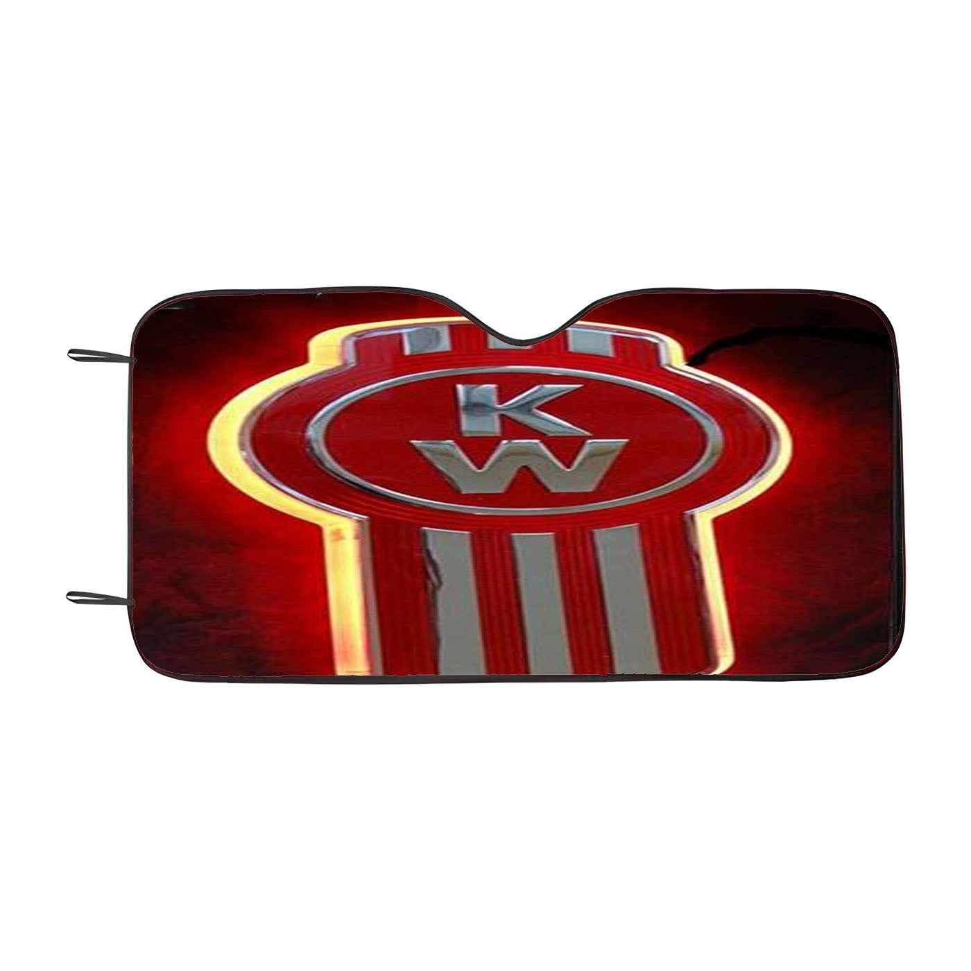 Kenworth Truck Glow Logo Car Auto Sun Shade Windshield Cover