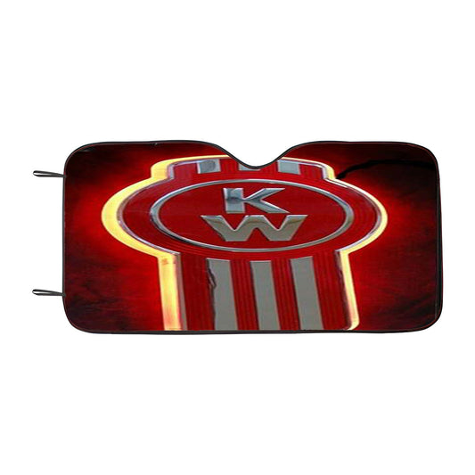 Kenworth Truck Glow Logo Car Auto Sun Shade Windshield Cover