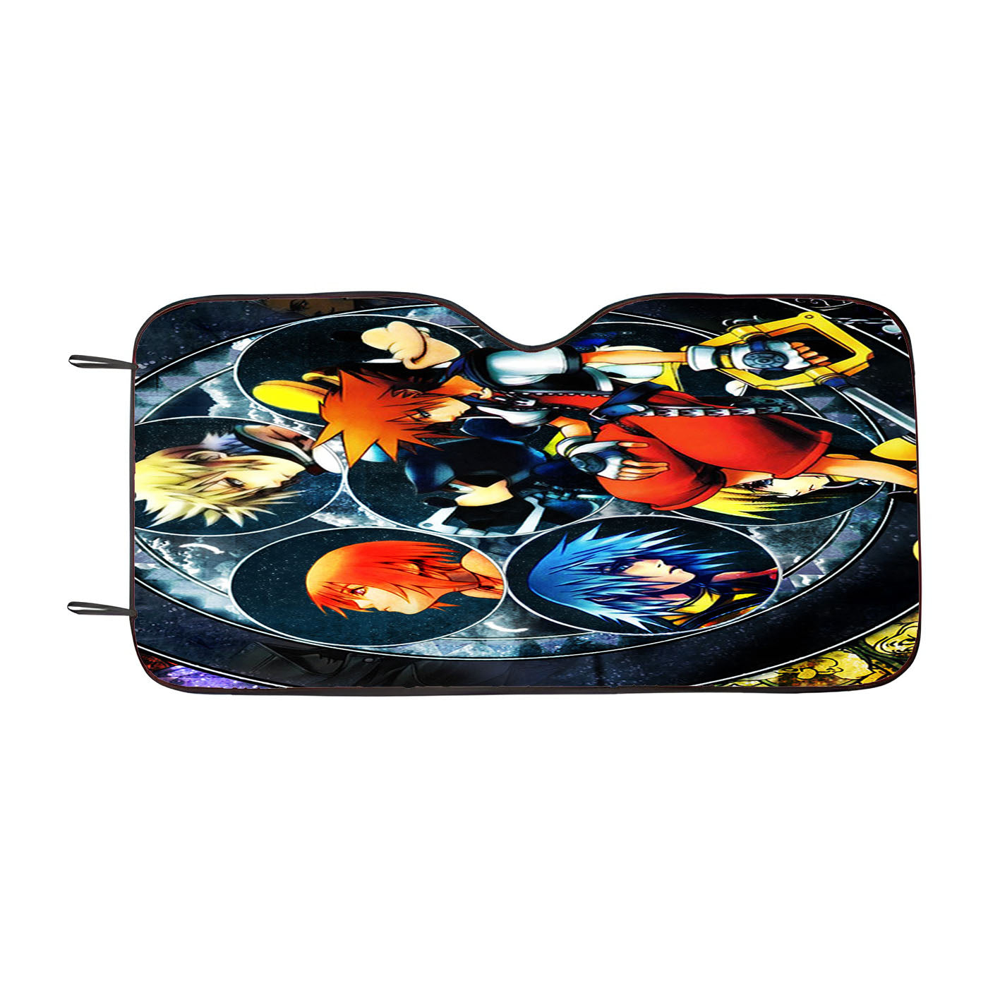 Kingdom Hearts Disney Villains Car Auto Sun Shade Windshield Cover