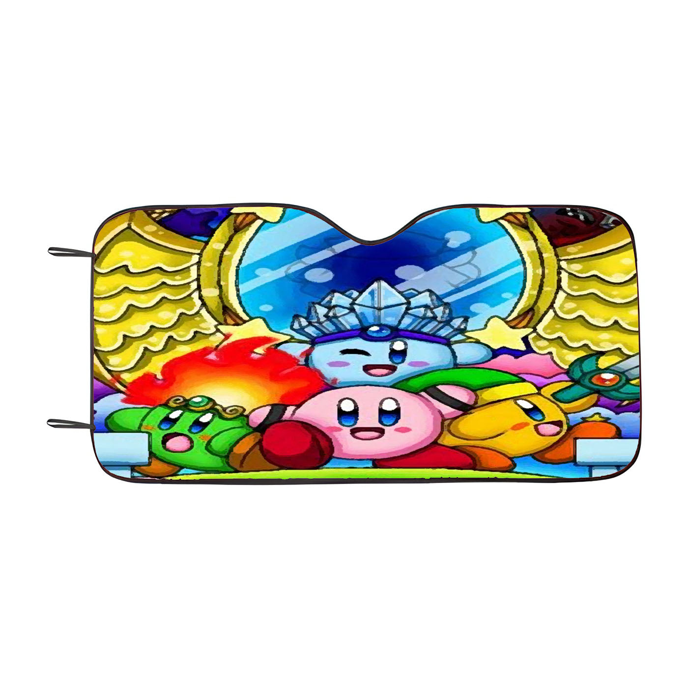 Kirby Triple Deluxe Kingdom Arts And Friends Car Auto Sun Shade Windshield Cover