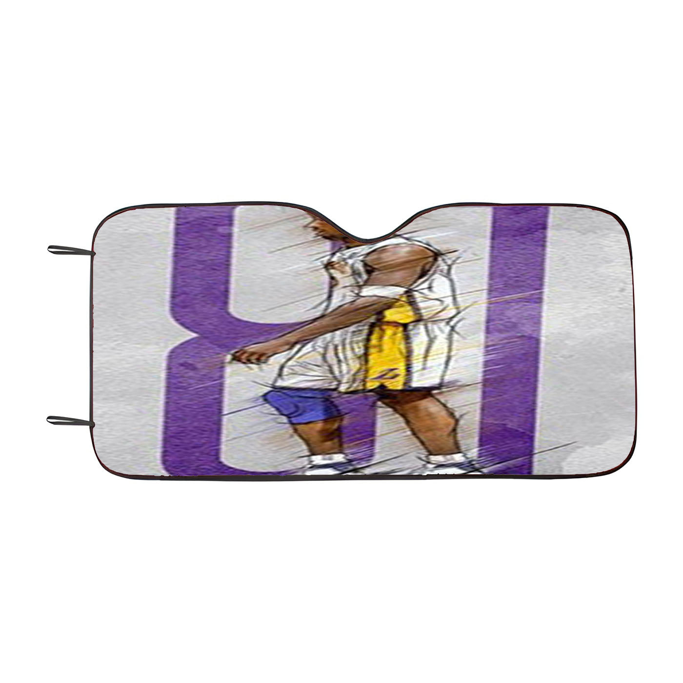 Kobe Bryant Anger Herovillain Car Auto Sun Shade Windshield Cover