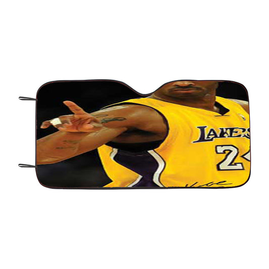 Kobe Bryant Purple Symbol Car Auto Sun Shade Windshield Cover