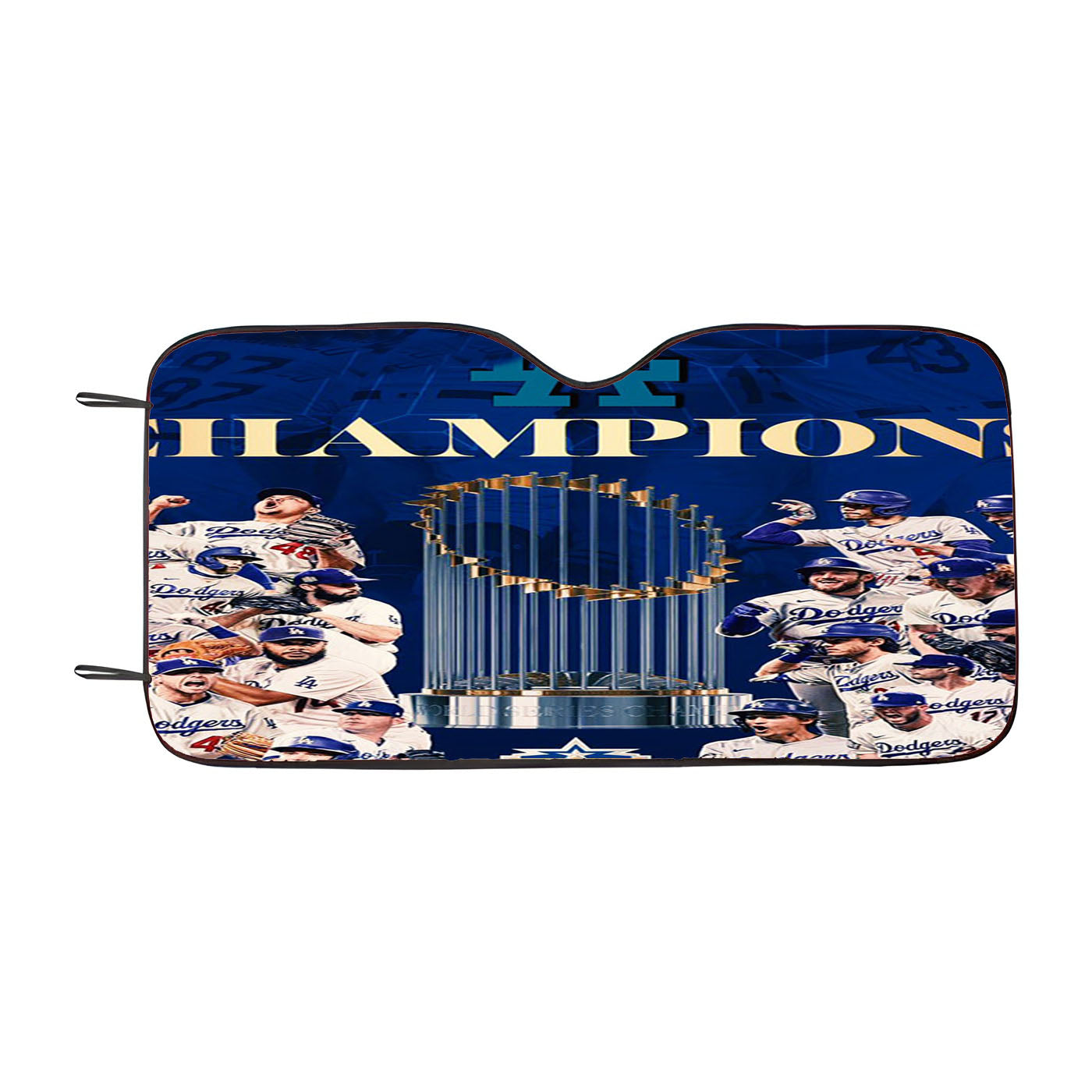 La Dodgers Champions Car Auto Sun Shade Windshield Cover