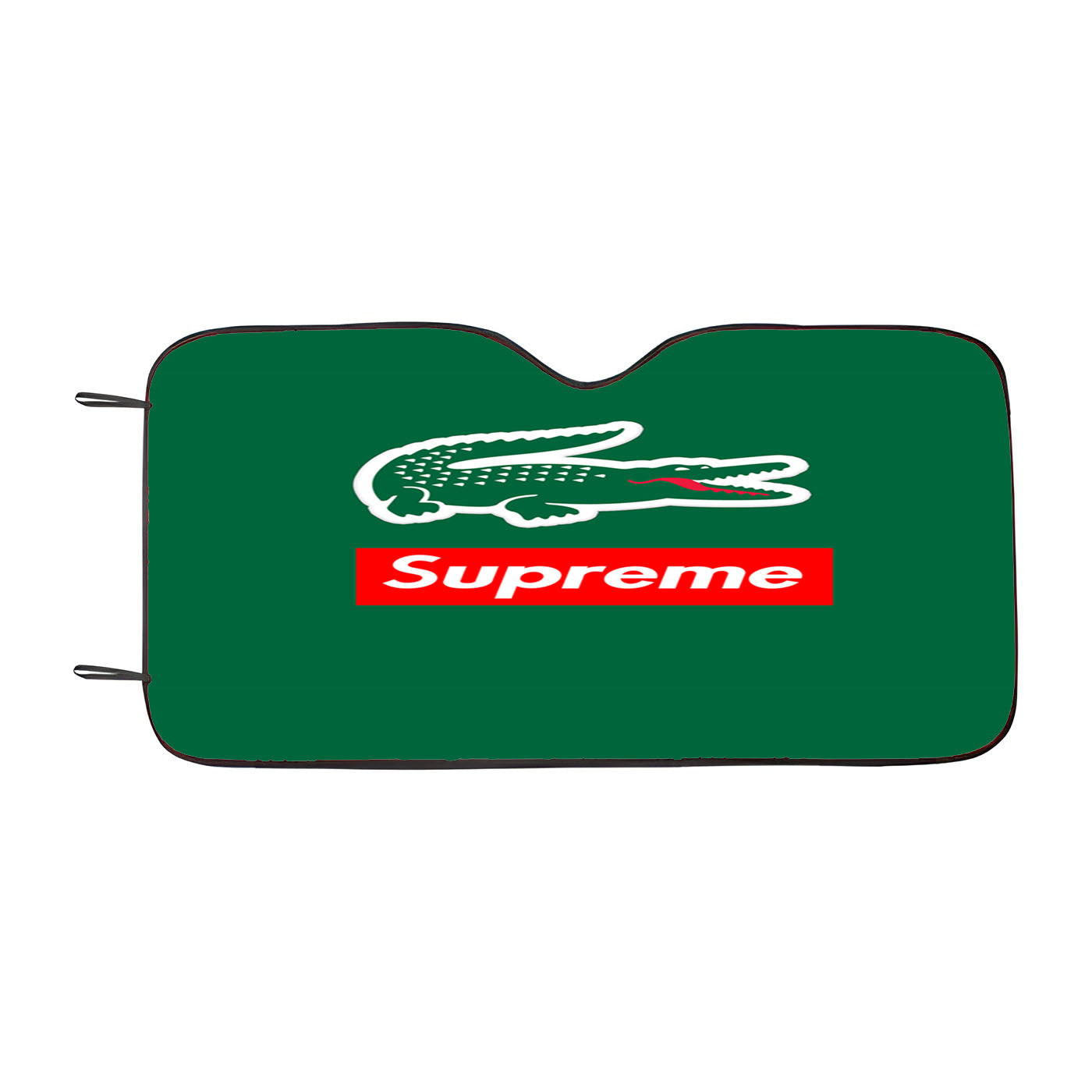 Lacoste X Supreme Car Auto Sun Shade Windshield Cover
