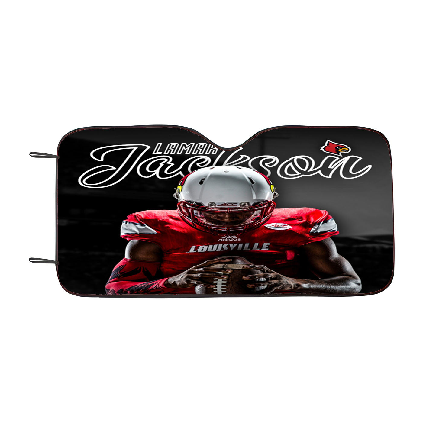 Lamar Jackson Louisville Car Auto Sun Shade Windshield Cover