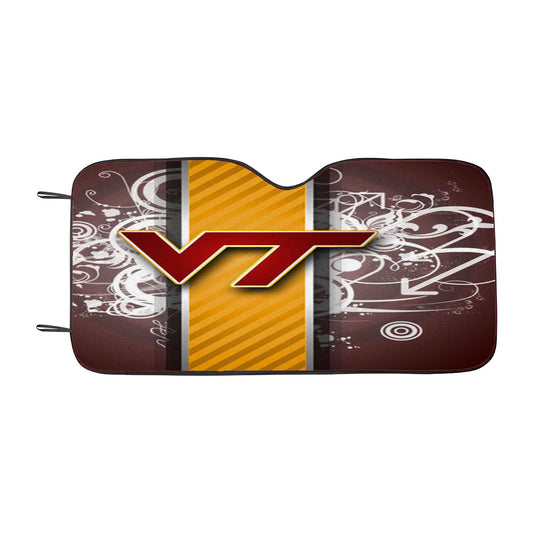 Logo Virginia Tech Car Auto Sun Shade Windshield Cover