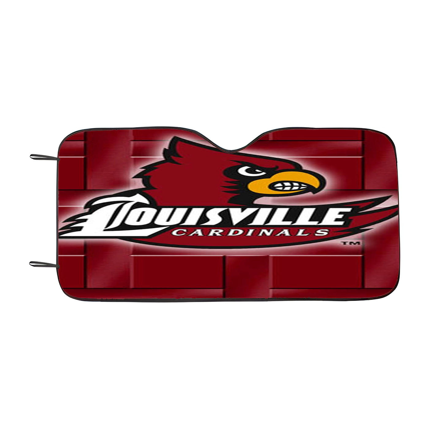 Louisville Cardinal Logo Car Auto Sun Shade Windshield Cover