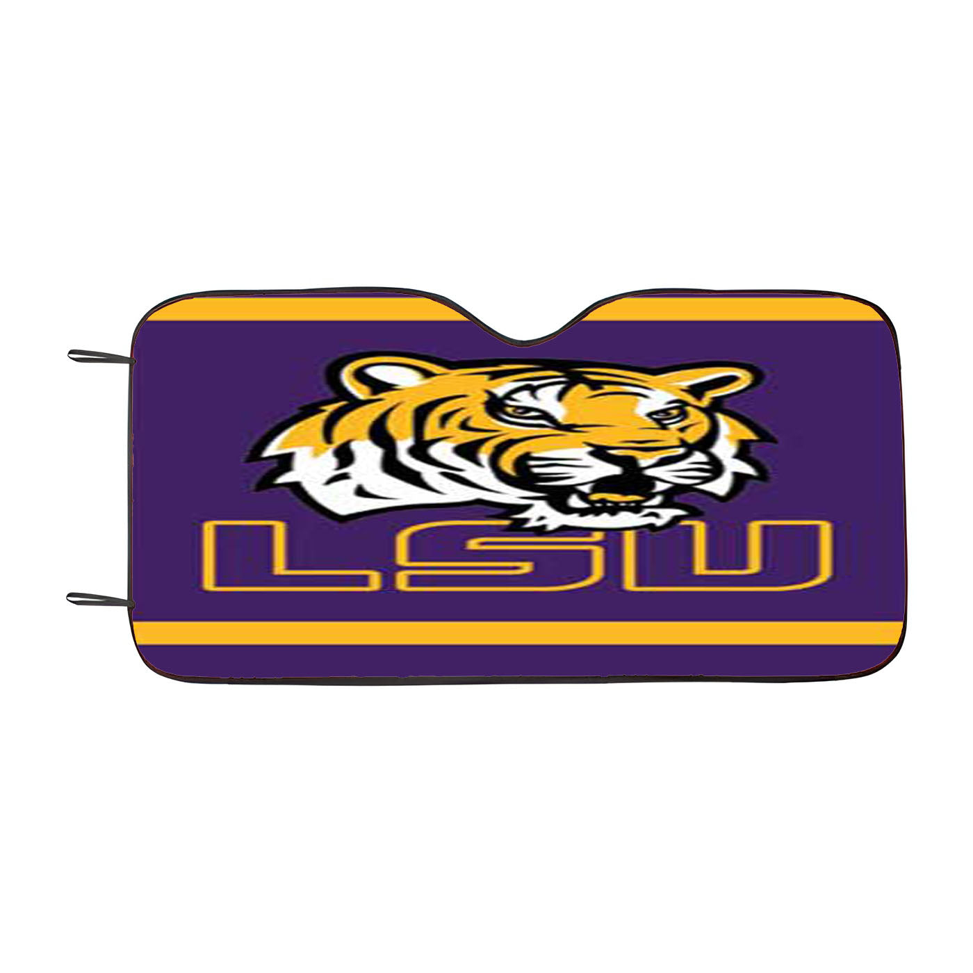 Lsu Tigers 2 Car Auto Sun Shade Windshield Cover