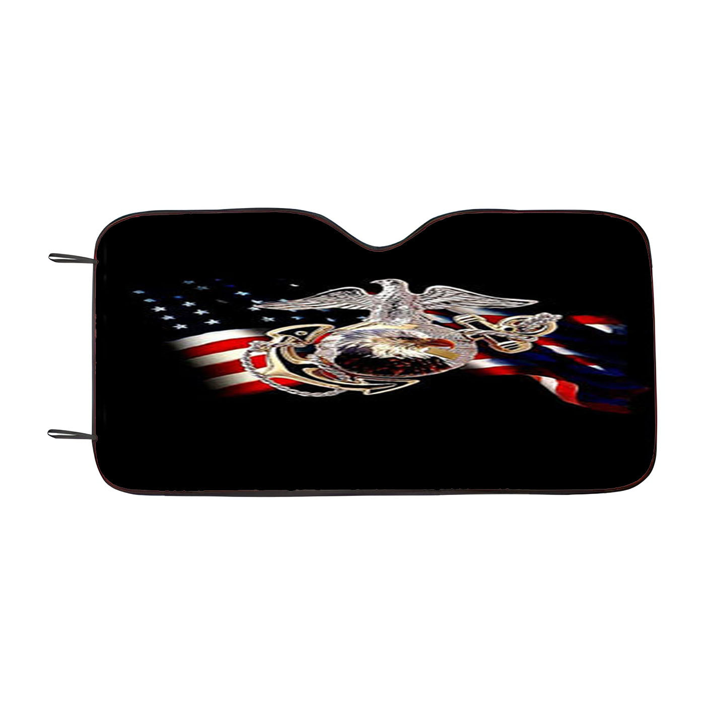 Marine Corps Car Auto Sun Shade Windshield Cover