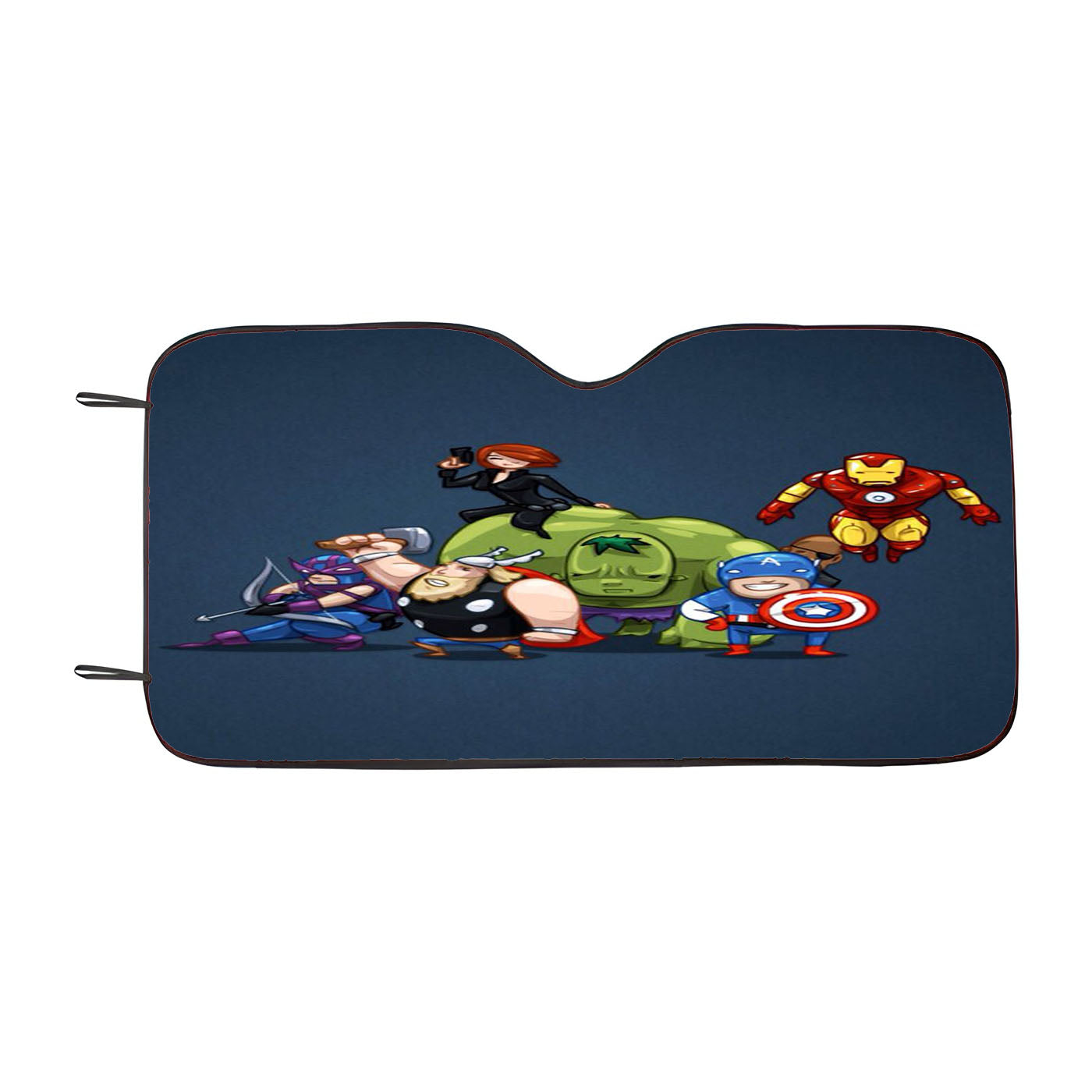 Marvel Chibi Car Auto Sun Shade Windshield Cover