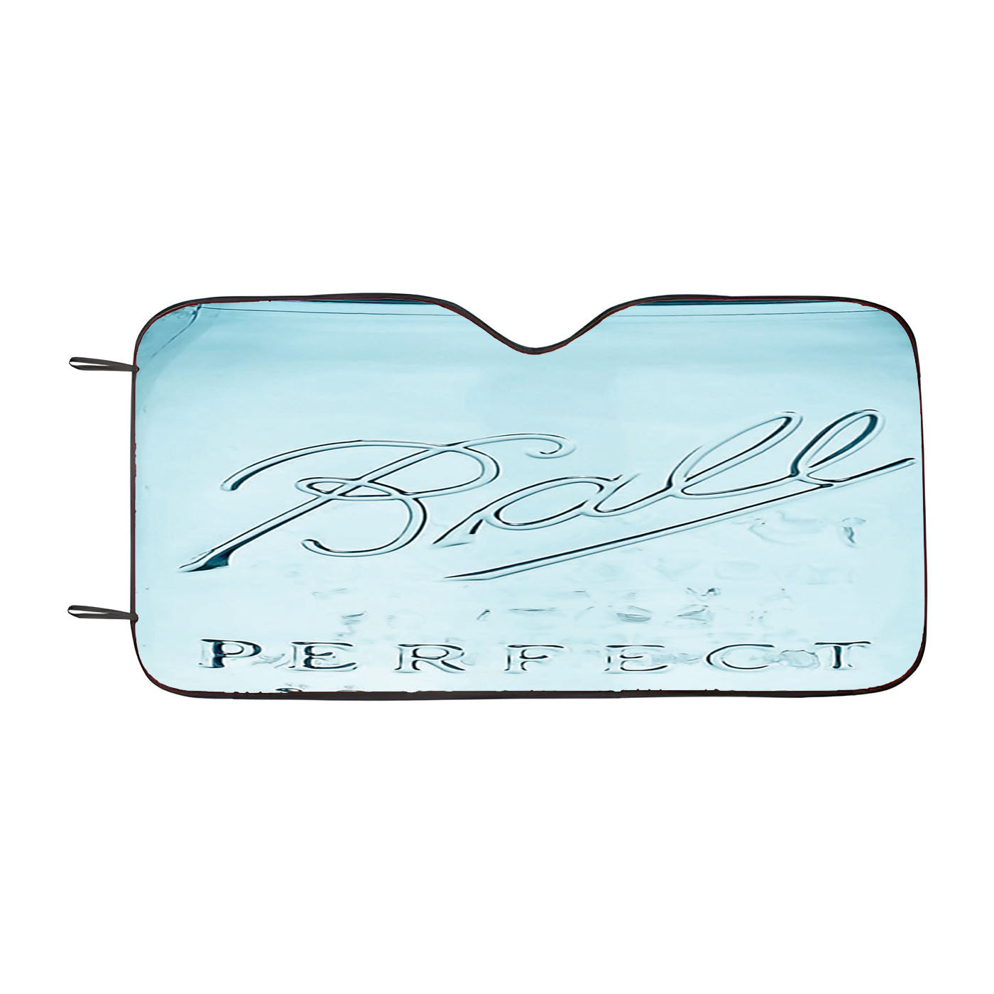 Mason Jar Car Auto Sun Shade Windshield Cover