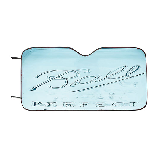 Mason Jar Car Auto Sun Shade Windshield Cover