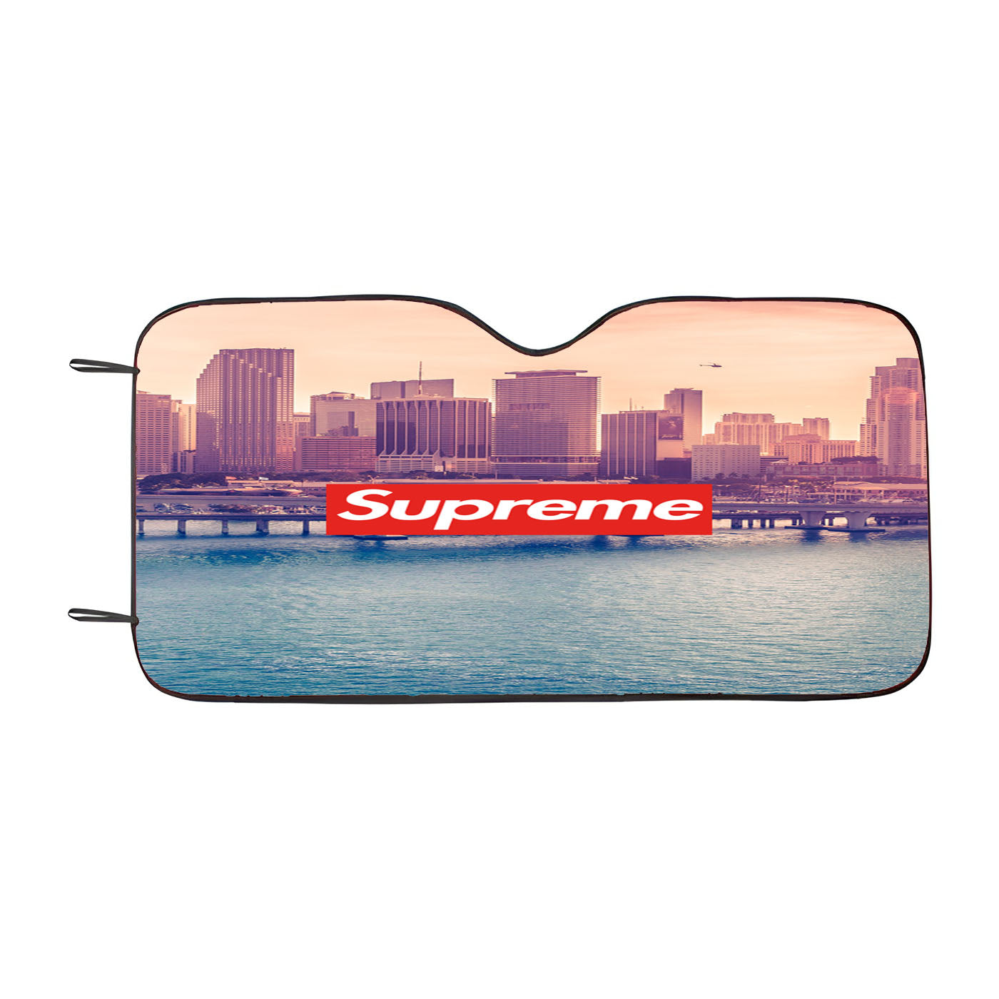Miami Downtown Florida Car Auto Sun Shade Windshield Cover
